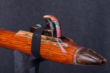 Honduran Rosewood Native American Flute, Minor, Low F-4, #S6K (9)